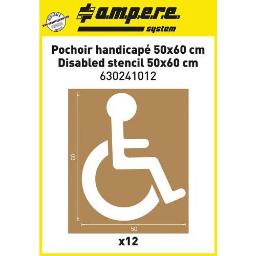 Maschere in cartone oliato riutilizzabili - Disabilità 50x60 cm - Ampere System