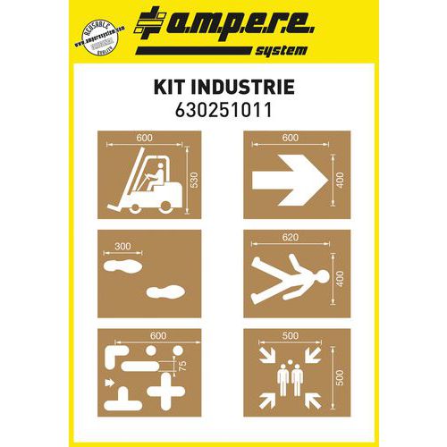 Set di stencil - Industria