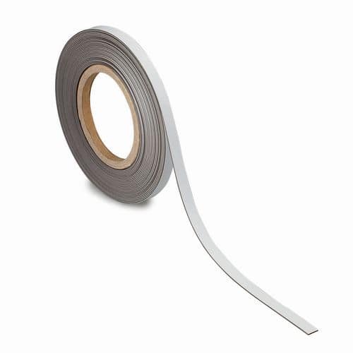 Nastro di segnalazione scrivibile magnetico 10m x 10mm x 1mm - Maul