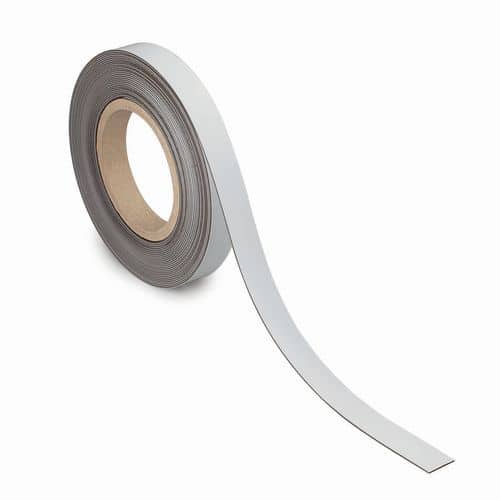 Nastro di segnalazione scrivibile magnetico 10m x 20mm x 1mm - Maul