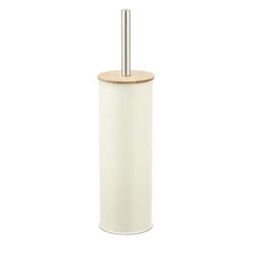 Portascopino con scopino per WC - Metallo/legno - Arvix