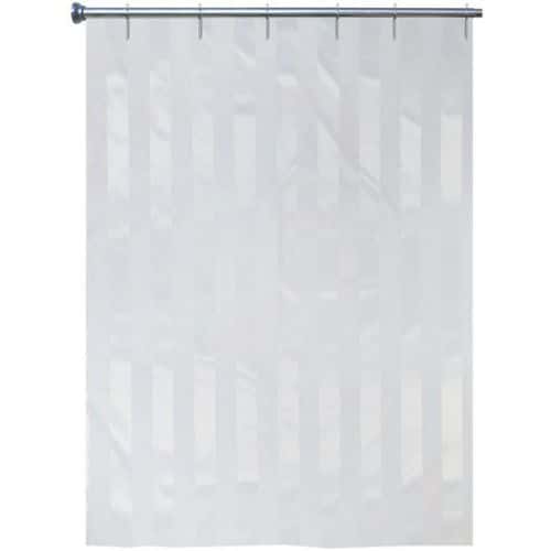 Tenda doccia bianco - Tono su tono - Poliestere - Arvix