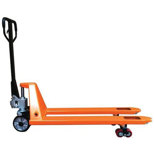 Transpallet manuale arancione - Portata 2500 kg