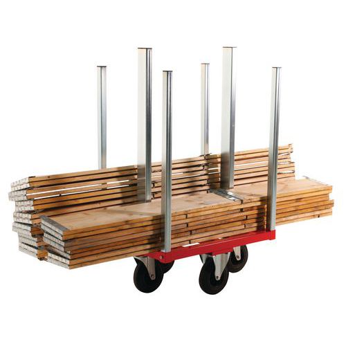 Carrello per rialzi di pallet in legno - Portata 300 kg