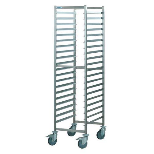 Carrello alto in inox con guide - Portata 200 kg