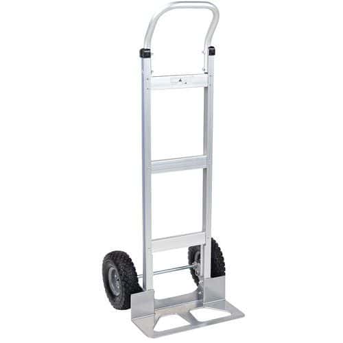 Carrello in alluminio - Ruote semipneumatiche - Portata 150 kg