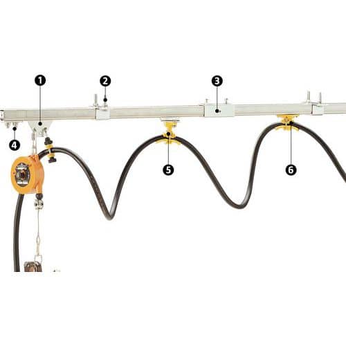 Monorotaia per paranco elettrico - portata 50 kg