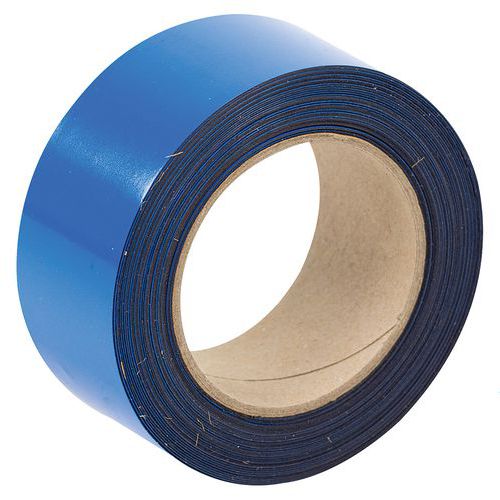 Nastro magnetico riscrivibile per marcatura 10m - Blu - Manutan Expert