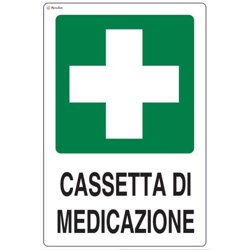 Cartello di emergenza - Cassetta di medicazione