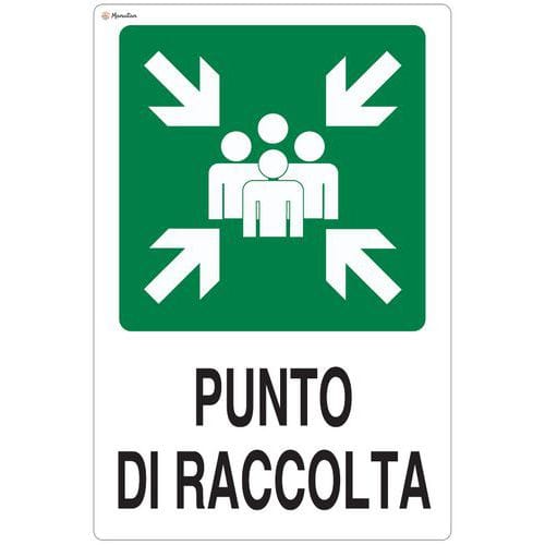 Cartello di emergenza - Punto di raccolta