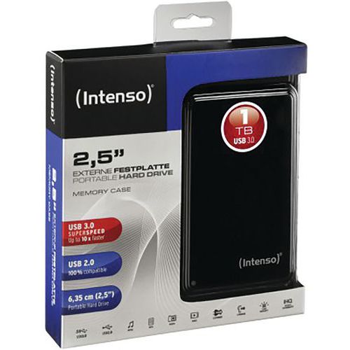 Disque Dur DD EXT. 2.5'' USB 3.0 - 1To Noir - Intenso