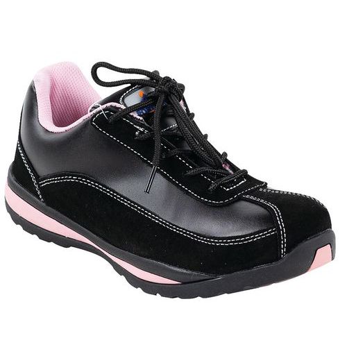 Scarpa donna steelite s1p hro nero rosa - Portwest