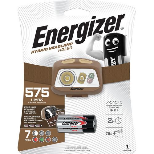 Torcia frontale HDL60 - 575 lumen - Energizer