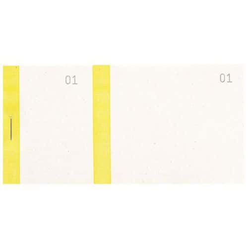Blocchetto venditore con fascia colorata 100 foglietti doppia numerazione
