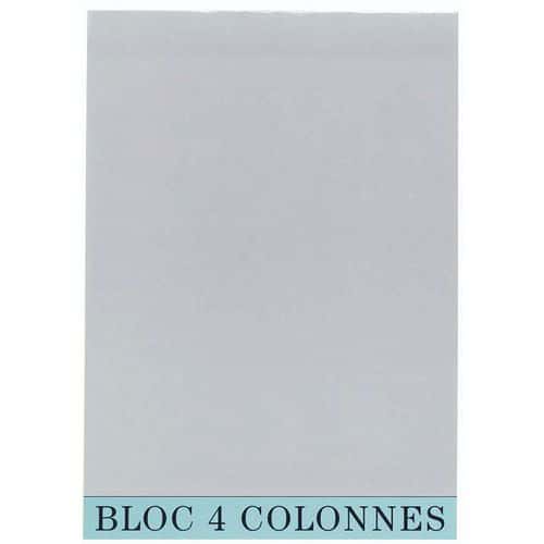 Bloc-notes controllo contabile - 4 colonne