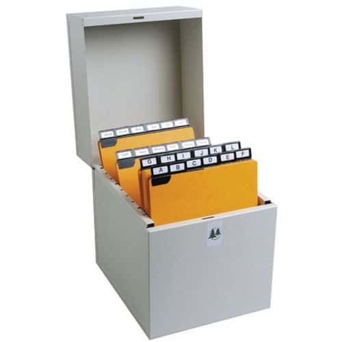 Schedario Metalib - Archiviazione verticale - da 105 x 74 mm a 125 x 75 mm