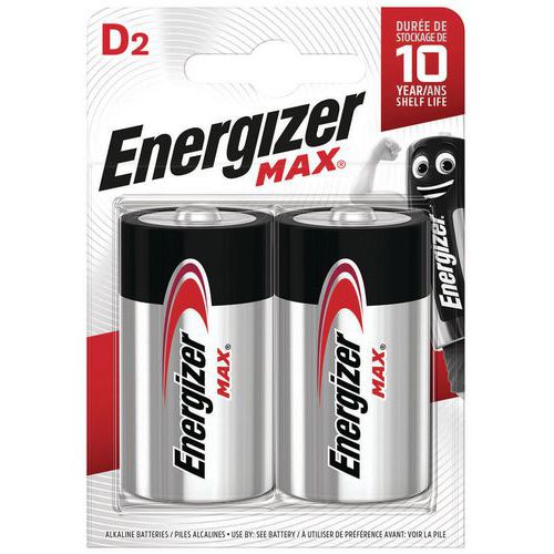 Pila Max D - Lotto da 2 - Energizer