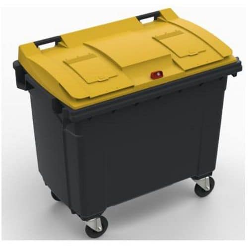 Cassonetto mobile Plastic Omnium - Raccolta differenziata di rifiuti domestici - 660 l