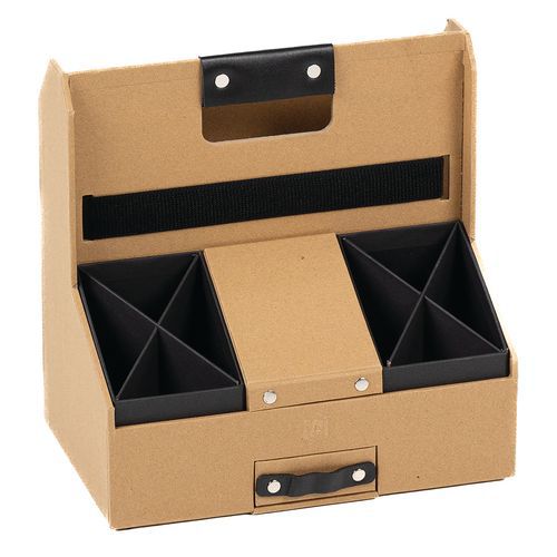 Organizer da tavolo mobile Savana kraft - Oxford