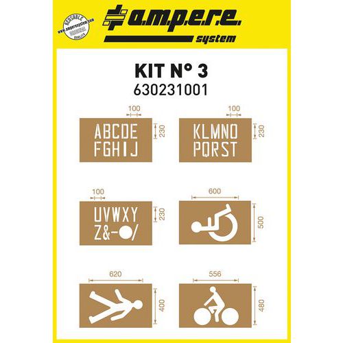 Set di stencil n. 3 - Ampere System