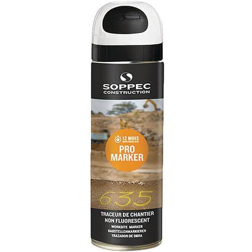 Vernice spray da cantiere non fluorescente Pro marker - 500 mL- Soppec