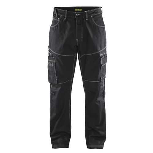 Pantaloni Denim X1900 Nero