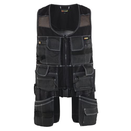 Gilet senza maniche x1900 multi-tasca nero