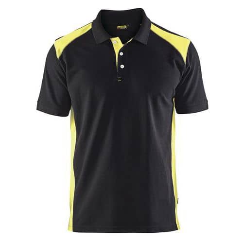 Polo piké  Nero/Giallo