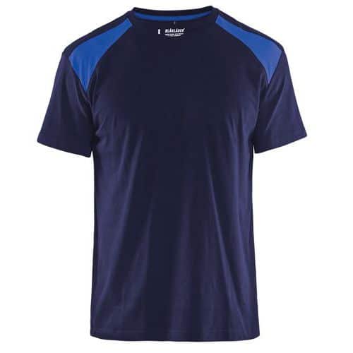 T-shirt  Blu marino/blu fiordaliso