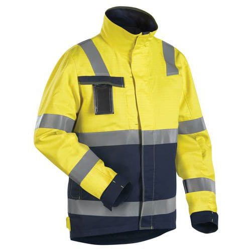 Giacca invernale multi-standard giallo fluorescente/navy, traspirante