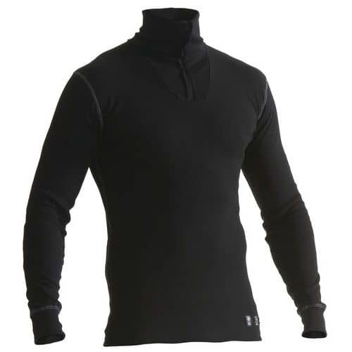 Maglia a zip multinorma Nero