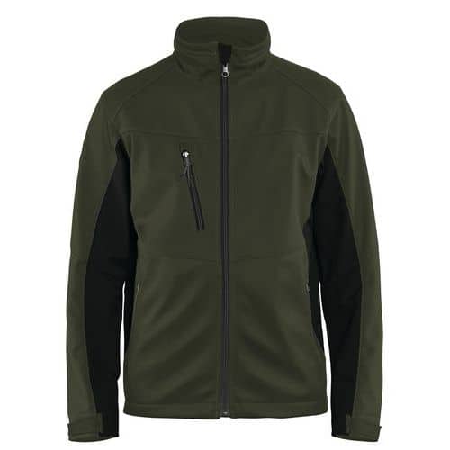 Softshell  Jacket Verde oliva scuro/nero