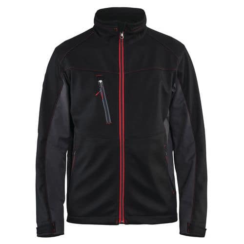 Softshell  Jacket Nero/Rosso