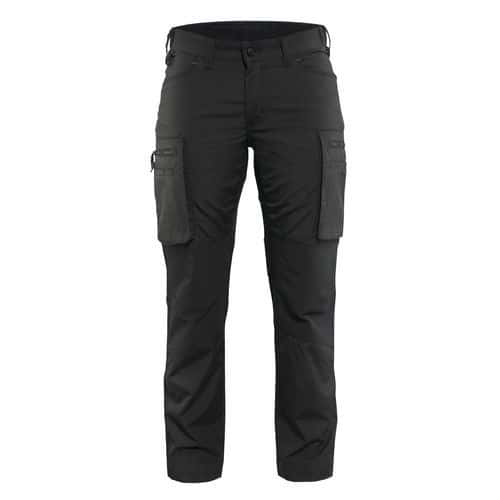 Pantaloni stretch da donna per servizi neri