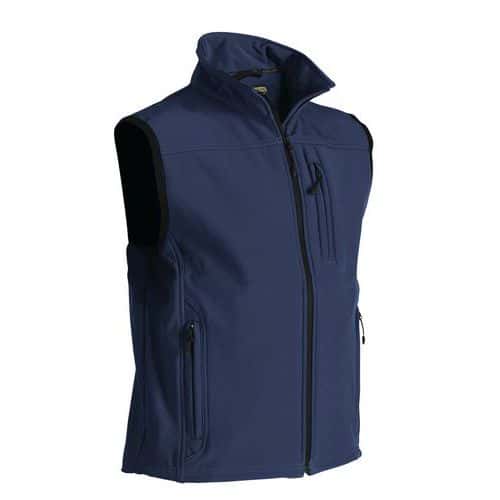 Gilet Softshell Blu marino