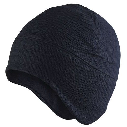 Cappello lungo antivento nero