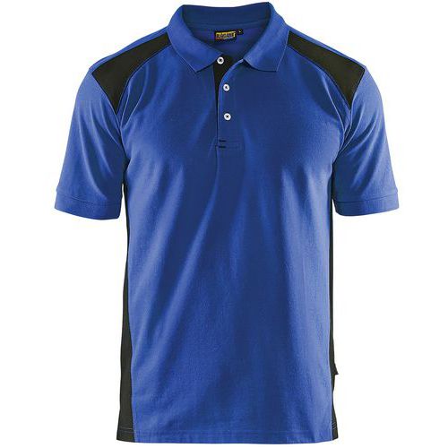 Polo piké  Blu fiordaliso/Nero