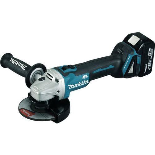 Smerigliatrice Ø 125 mm 18 V 5 Ah - Makita