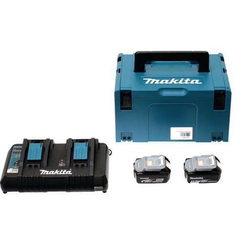 Kit energia 18 V con cassetta Makpac - Makita