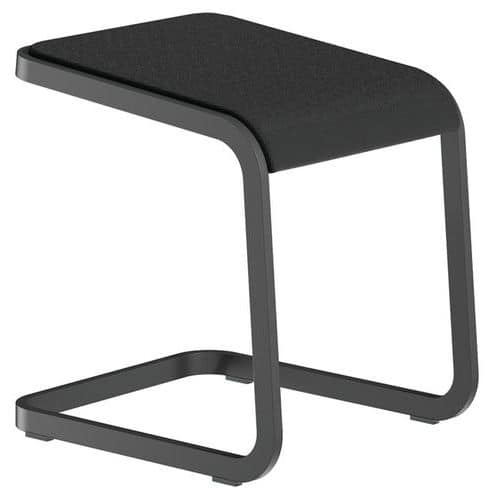 Sgabello basso con base antracite C-Stool