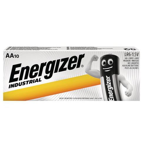 Pila alcalina Industrial - AA LR6 - Lotto da 10 - Energizer