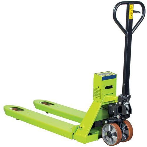 Transpallet manuale con sistema di pesatura PX25 - Portata 2500 kg - Manutan