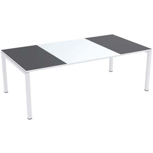 Tavolo da riunione Easydesk - Ripiano bianco