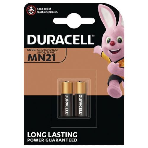 Pila alcalina MN21 V23GA - Confezione da 2 - Duracell