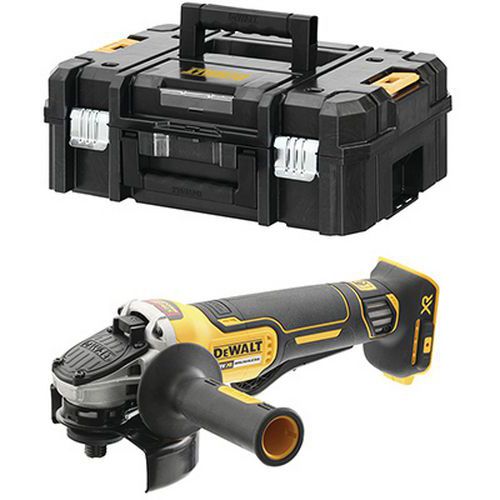 Meuleuse XR 18V Brushless 125 mm - interrupteur à pallette - DEWALT