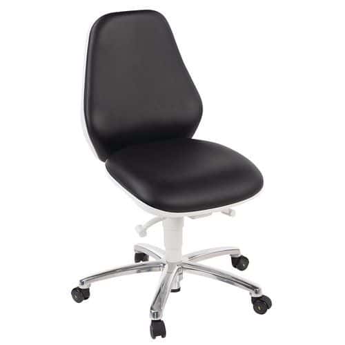 Sedia bassa per camere bianche Bimos 9142 - ergonomica