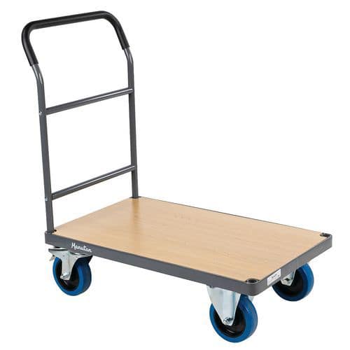 Carrello con sponda fissa - Portata da 400 a 500 kg - Manutan Expert