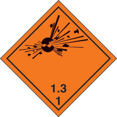 Pericolo della classe 1 - 1.3 (Esplosivi)