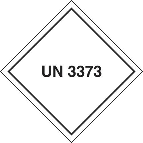 Pericolo della classe 6.2 (Materia biologica - Categoria B) UN 3373