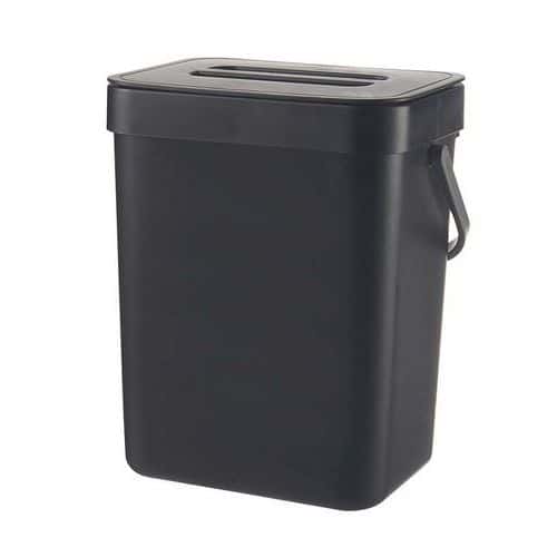 Pattumiera per compostaggio - 3L - Nero - Arvix